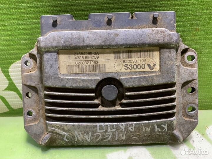 Блок управления двигателем Renault Megane 2 K4M