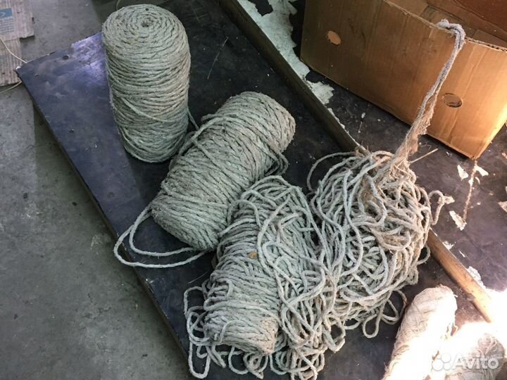Верёвки шнур асбестовый