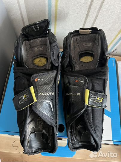 Щитки хоккейные bauer 2s