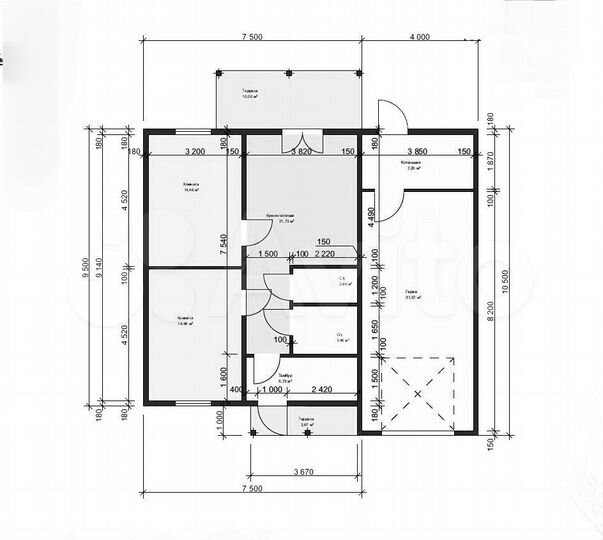 Дом 144 м² на участке 8,5 сот.