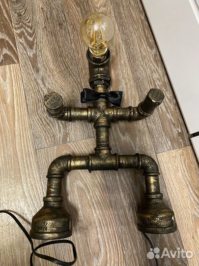 Лампа настольная ручная работа