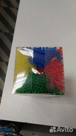 Трубочки для коктейля разноцветные 250 шт