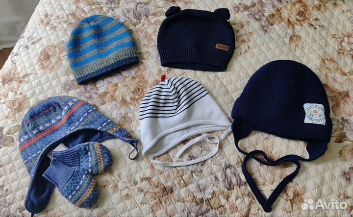 Шапки детские демисезонные от 42 до 48 размера