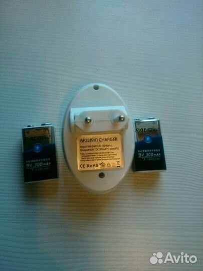 Аккумуляторы 6f22 крона + зарядное