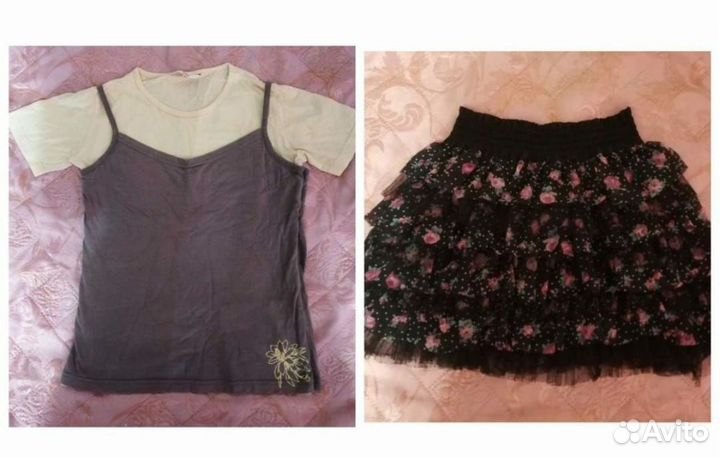 Яркая летняя одежда пакетом,140-146)