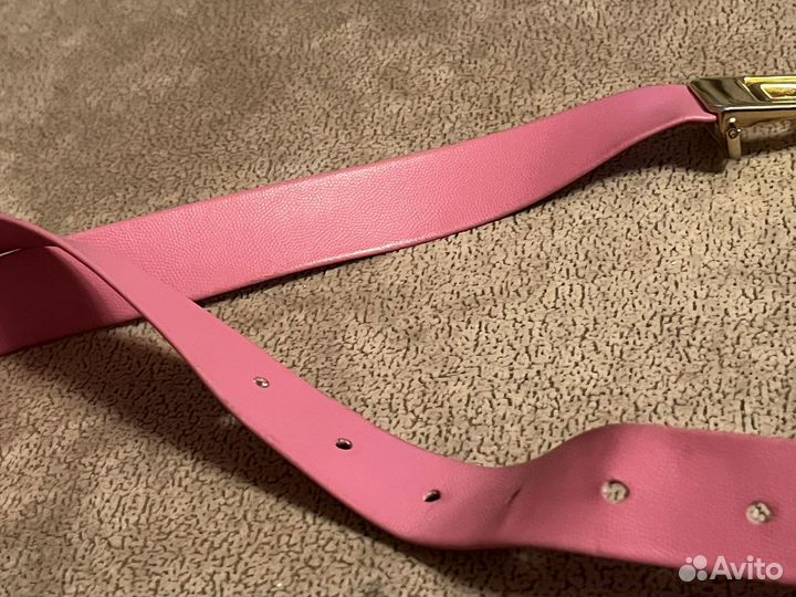 Ремень женский тонкий кожаный