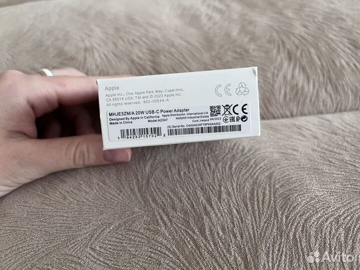Блок быстрой зарядки iPhone 20 W