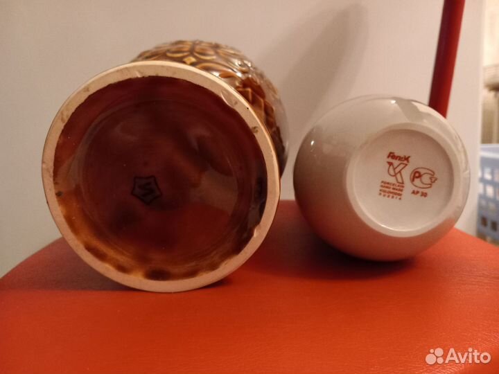 Вазы из СССР и горшочек