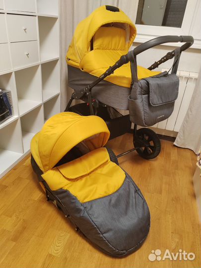 Коляска 2 в 1 indigo Сharlotte sity