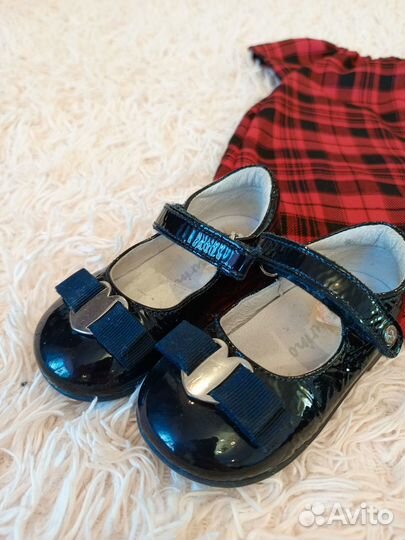 Платье, туфли, повязка для девочки