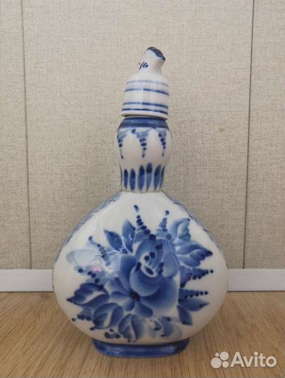 Графин/штоф, Гжель (оригинал)