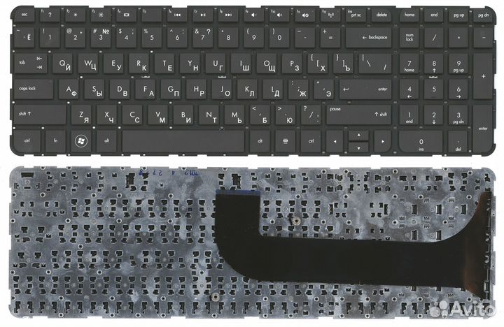 Клавиатура HP Pavilion M6-1000, M6-1100 черная