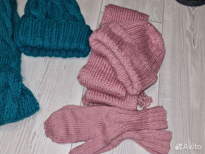Комплект шапка и шарф