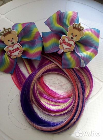 Бантики, резиночки, повязки на голову, ободочки