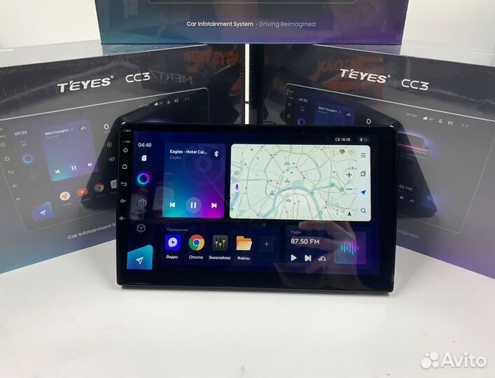 Магнитола на андройде Teyes CC3 4/64 для Киа