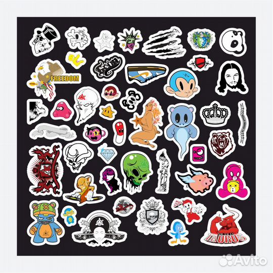 Печать наклеек и стикеров