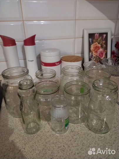 Банка стеклянная разных объёмов