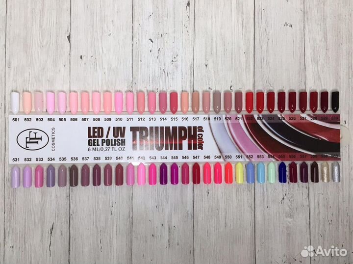 Гель-лак для ногтей Triumph Of Color Led/Uv
