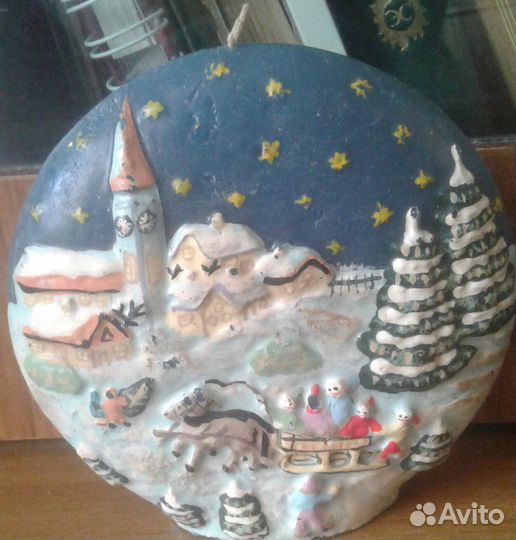 Новогодняя свеча