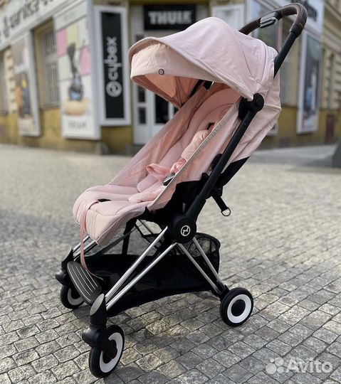 Коляска cybex coya peach pink