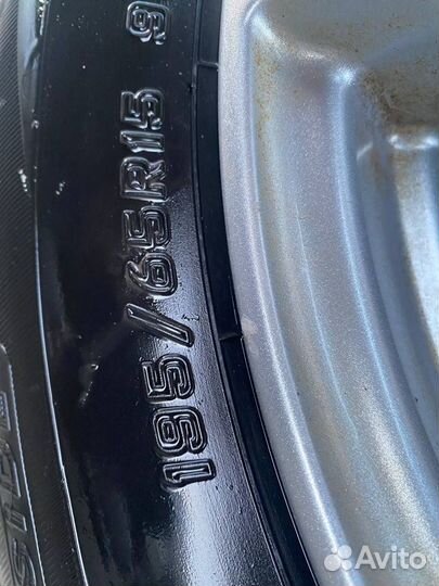 Комплект колес 4 шт, б/у: Dunlop, 195х65R15 на лит