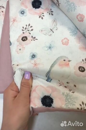 Конверт одеяло на выписку весна/осень