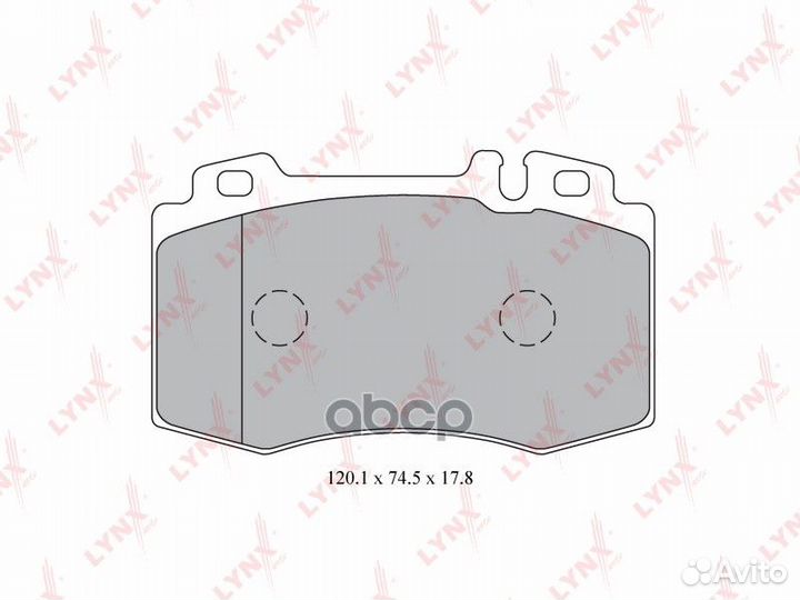 Колодки тормозные дисковые перед BD5324 LYN