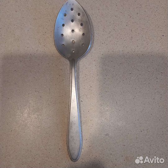 Ложка - шумовка СССР алюминевая