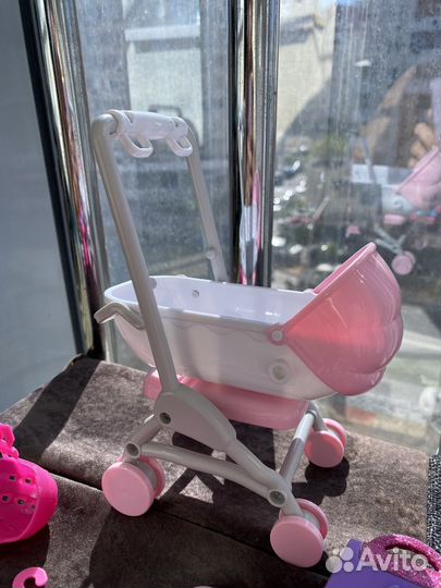 Аксессуары для барби куклы туфли украшения коляска