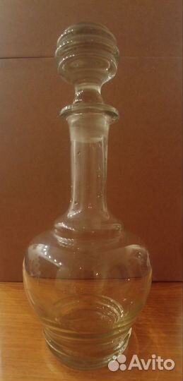 Графин стекло СССР. Высота 25 см