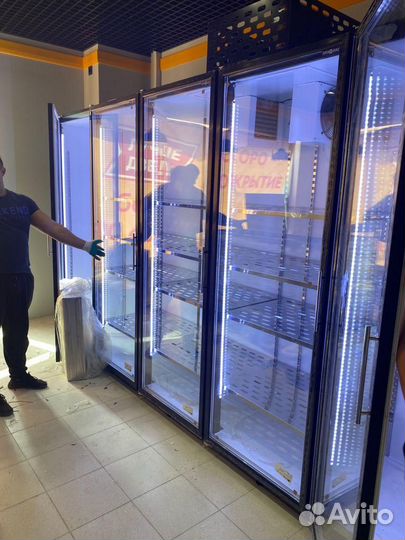 Холодильные шкафы фронты для пива продуктов