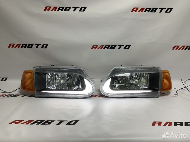 Фары на ваз 2114 в стиле lexus светлые