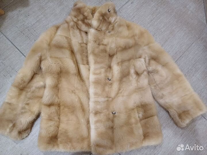 Шуба полушубок норка S