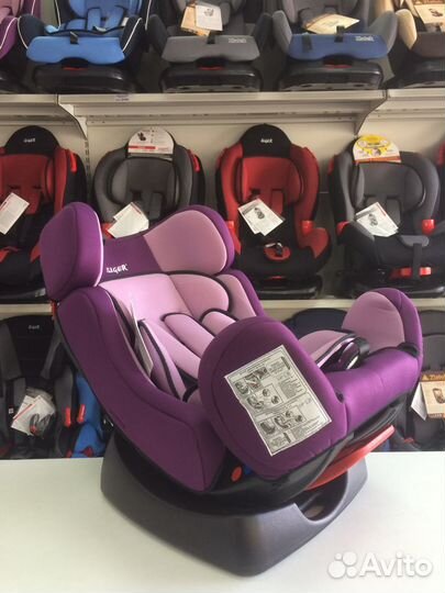 Автокресло 0-25кг SIger Диона фиолетовый цвет