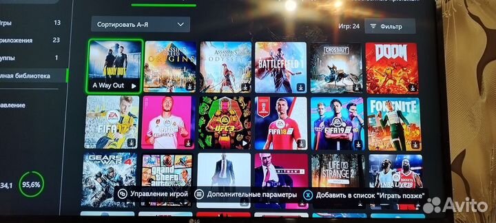 Xbox One s 1tb с играми