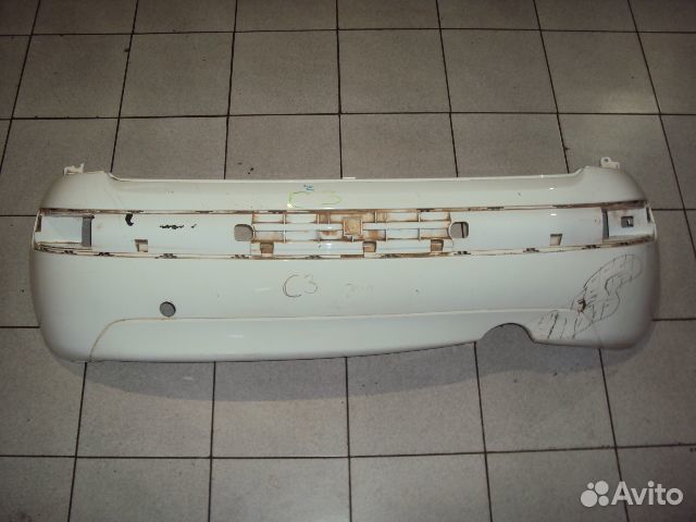 Бампер C3 (02-09) зад с дефектом б\у (арт. 7410R6)