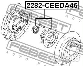 Febest 2282-ceeda46 Ступица колеса hyundai I30 -09