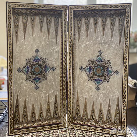 Шахматы-Нарды Хатам Иран Ручная Работа