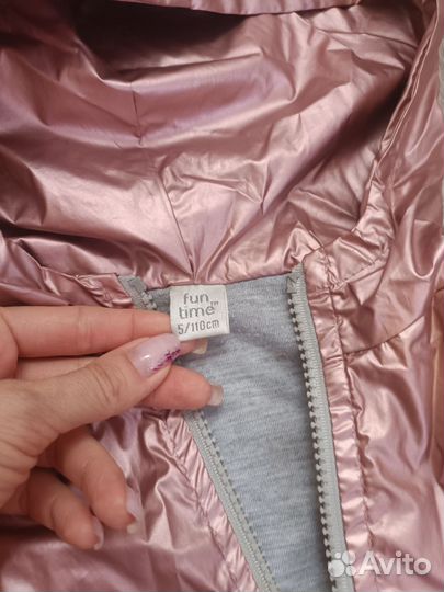Ветровка куртка для девочки 110