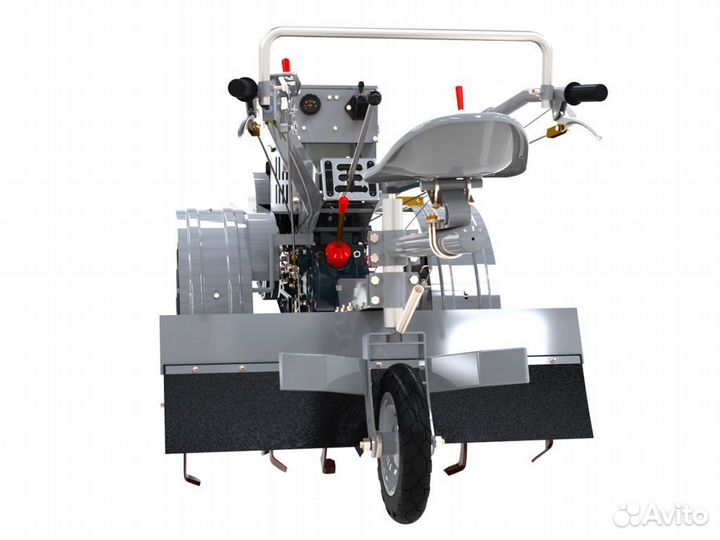 Мотоблок Файтер 15DE + почвофреза и сиденье