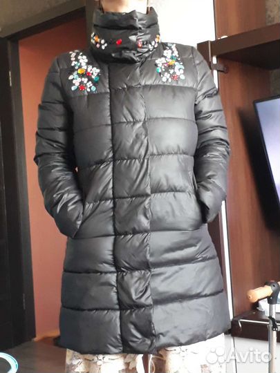 Пальто демисезонное стеганное женское