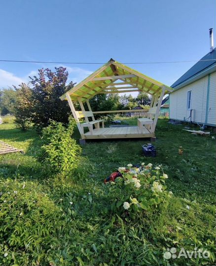 Постройка беседки веранда терраса пристройка