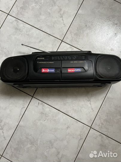 Магнитола Aiwa recorder стерео радио 2-х кассеты