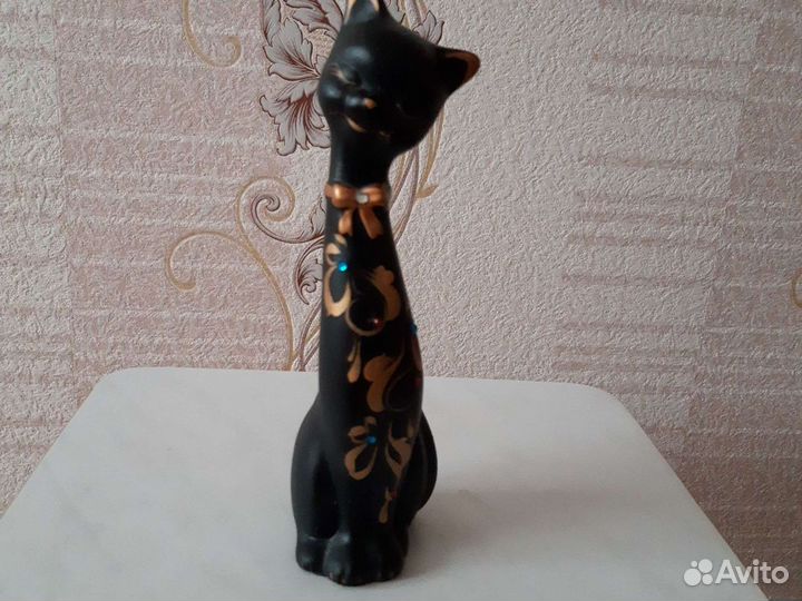 Статуэтка кошка керамическая