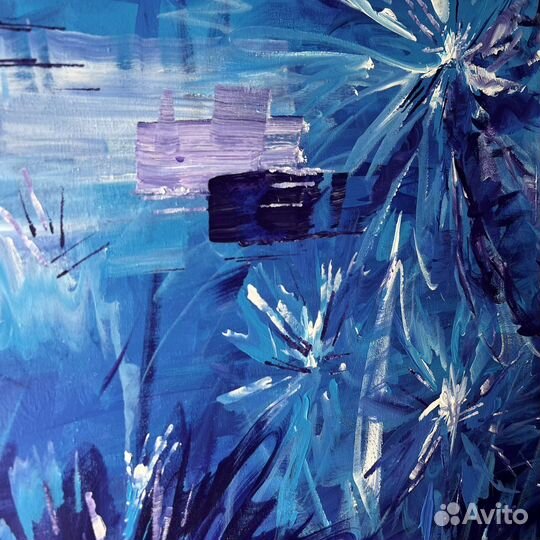 Картина абстракция акрил