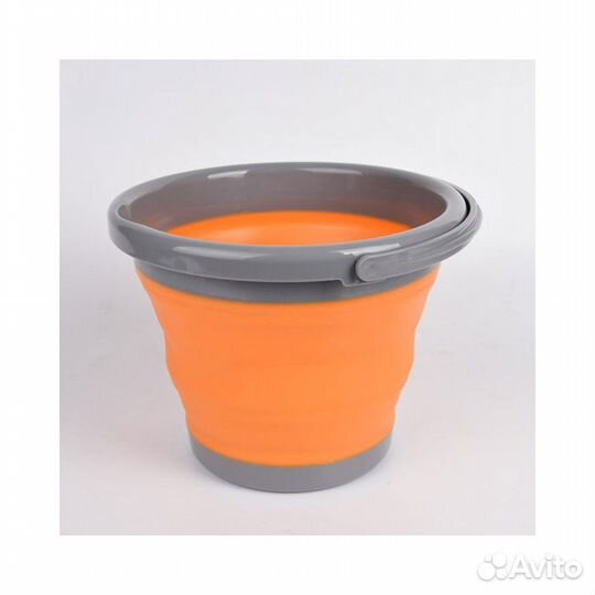 Ведро складное Tramp 5 л силиконовое (оранжевый)
