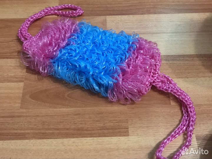 Мочалки ручной вязки