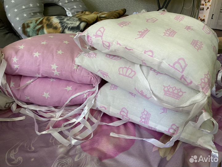 Бортики в детскую кроватку