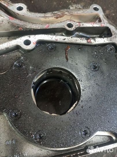 Масленный насос камминс 2.8. Передняя крышка дв