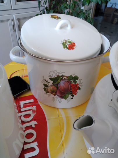 Набор эмалированной посуды СССР